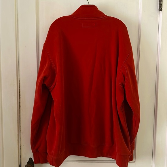 Duluth Souped-Up Waffle 1/4 Zip Mock in Red, Size 2XL - Picture 3 of 11